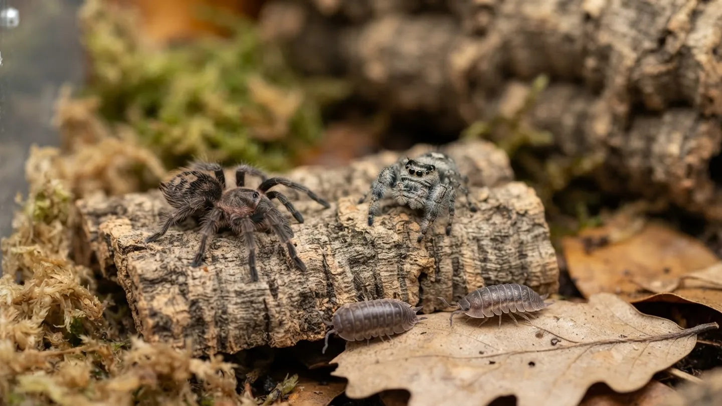 Pet Invertebrates for Beginners: Tarantulas, Jumping Spiders and Isopods